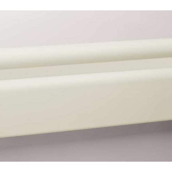 3 pc., Wall Rail, Vinyl, Eggshell, 144In