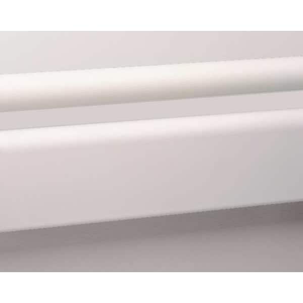 3 pc., Wall Rail, Vinyl, Linen White, 144In
