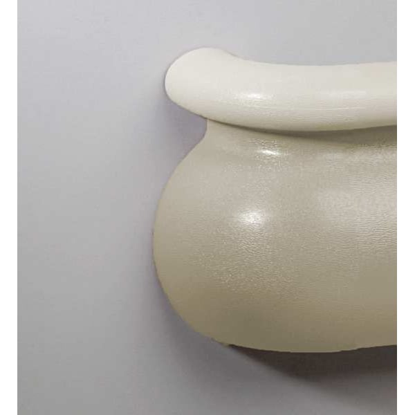 Right Handrail Return, Eggshell
