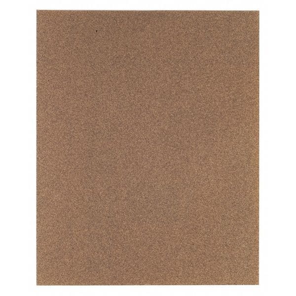 Sanding Sheet, 11" L, 9" W, Fine, P120 Grit, PK100