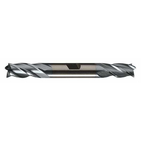 4-Flute HSS Center Cutting Square Double End Mill Cleveland HD-4C-TC TiCN 31/64x1/2x1x4-1/8