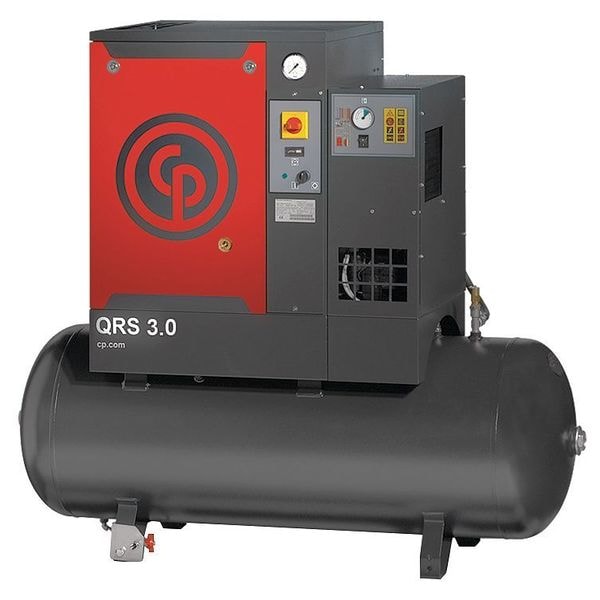 Rotary Screw Air Comp, Dryer, 3 HP