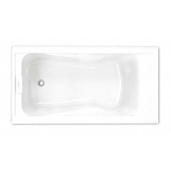 Deep Soak Bathtub, W/Apron, Lh, White