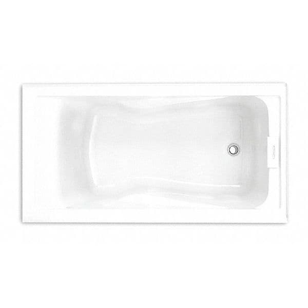 Deep Soak Bathtub, W/Apron, Rh, White