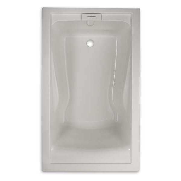 Evolution Bathtub, 60X36", White, 60" L, 36" W