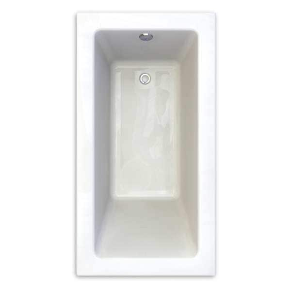 Studio Bathtub Zero-Edge Profile, White
