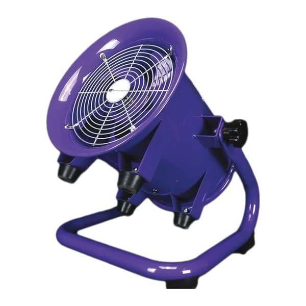 Tube Axial Fan, 0.3 HP, 1059 cfm, Tube, 110-120V/220-240V, 1 Phase, 8" W.