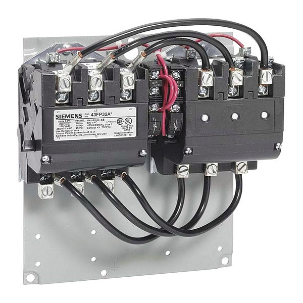 240VAC Reversing Magnetic Contactor 3P 90A NEMA 3