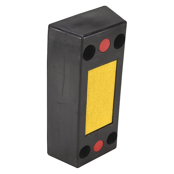 Rectangle Molded, Rubber Bumper, 6x24x12