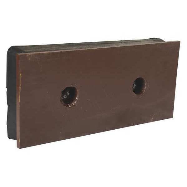 Steel Face Molded, Rubber Bumper, 2x18x8