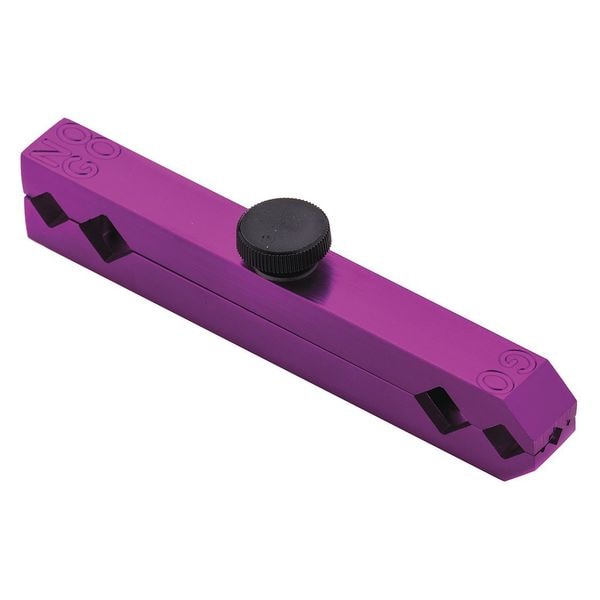 Pin Gage Handle, Aluminum, Purple