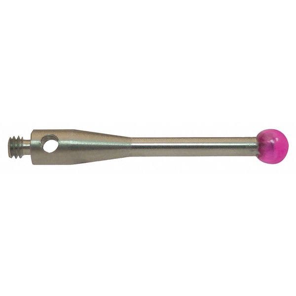 Cmm Tracer Tip, 3mm Ruby, 20mm, M2