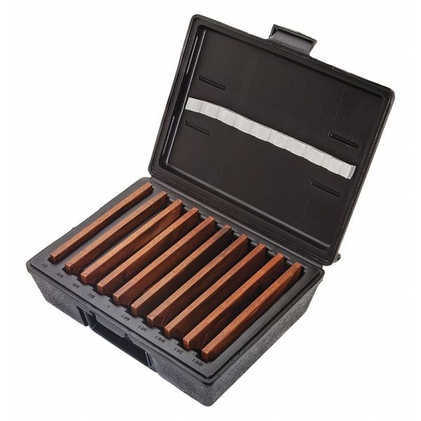 Parallel, 10 Pair Set, 1/8", Plastic Case