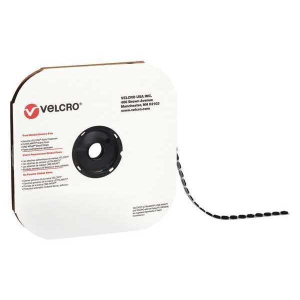 Tape, Dots Loop, 1-3/8", Blk, PK600, Disc, Black, 600 PK