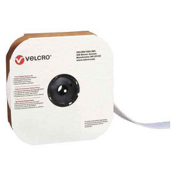 Tape, Strips, Hook, 2"x75ft., Wh, 75', 2" W, White
