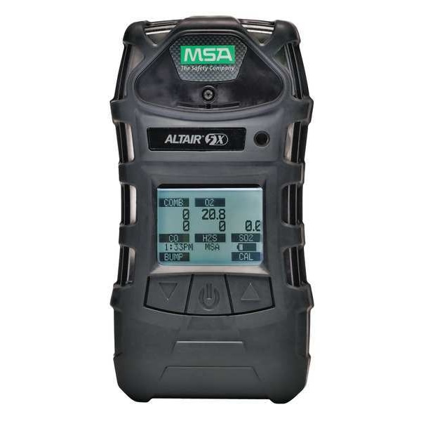 ALTAIR 5X Multi-Gas Detector, Audible, Vibrating, Visual, Monochrome, 20 hr Battery Life