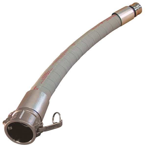 Food Grade Hose Assembly, 2" ID x 15 ft.