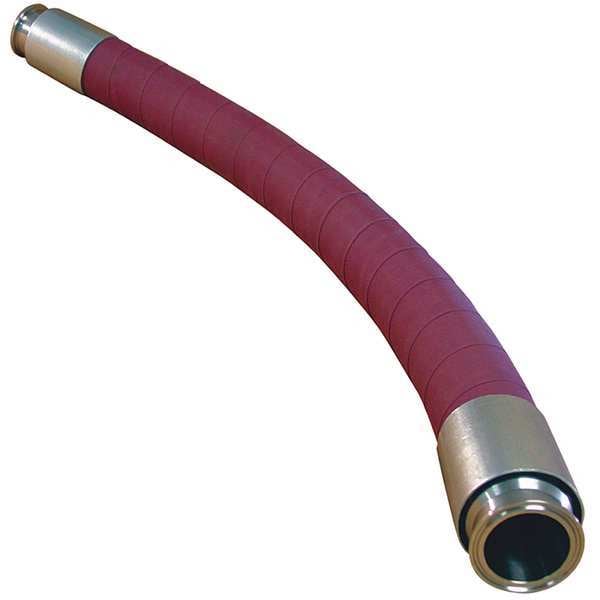 Food Hose, 2" ID x 15 ft., Burgundy