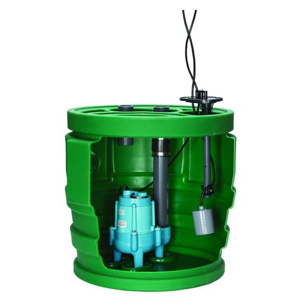24" x 26-35/64" 1/2 HP 41.0 gal. Simplex Sewage System 115V
