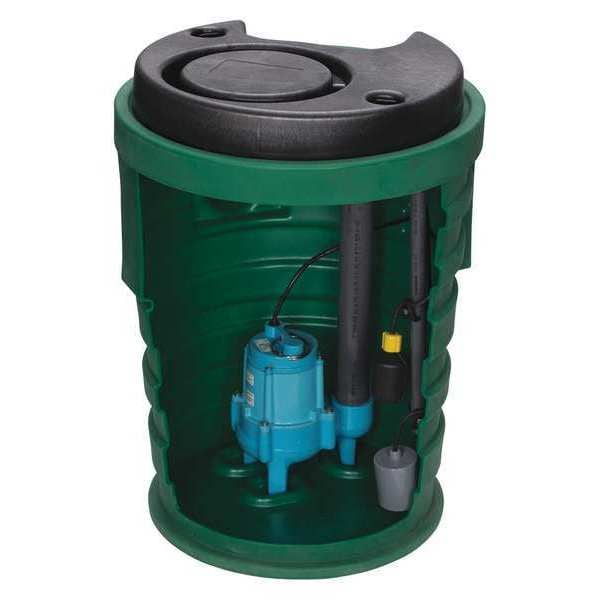 Sewage Ejector System, 2/5 hp, 120V AC