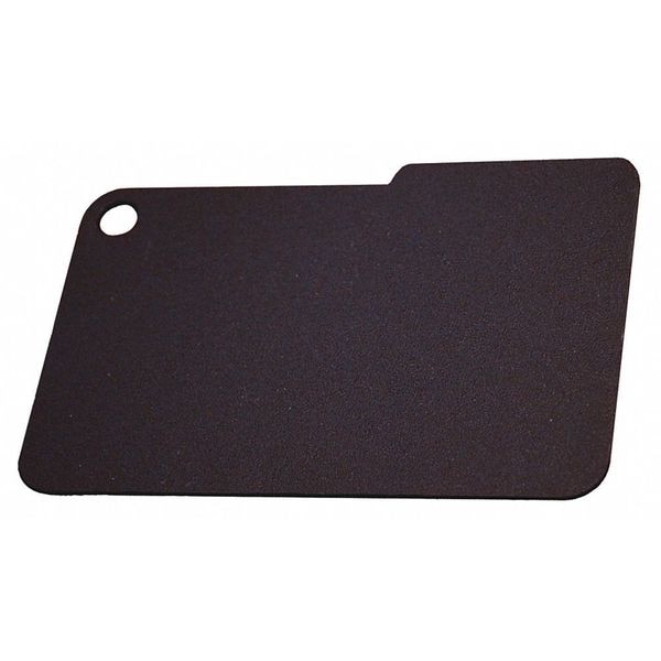Black Acrylic/PVC Sheet Stock 12" L x 12" W x 0.188" Thick