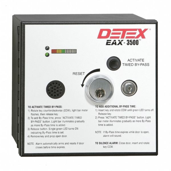 Exit Door Alarm, 12/24VDC, Mortise, 100dB
