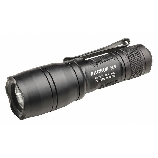 Black Tactical Handheld Flashlight, CR123A, 400/5lm