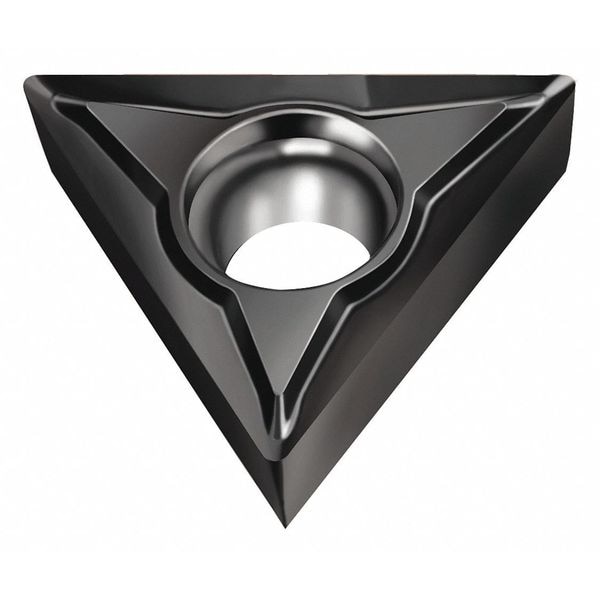 Triangle Turning Insert, Triangle, 5/32 in, TCGT, 0.4 mm, Carbide