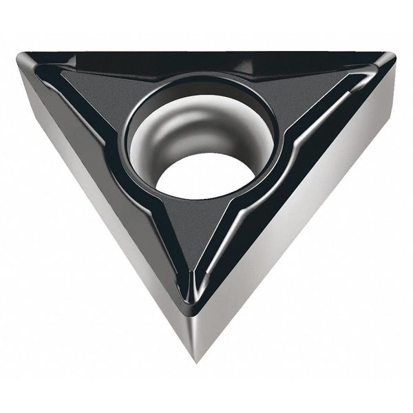 Triangle Turning Insert, Triangle, 3/8 in, TCGT, 0.8 mm, Carbide