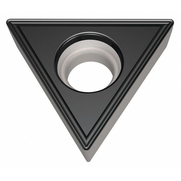 Triangle Turning Insert, Triangle, 3/8 in, TCMT, 0.4 mm, Carbide