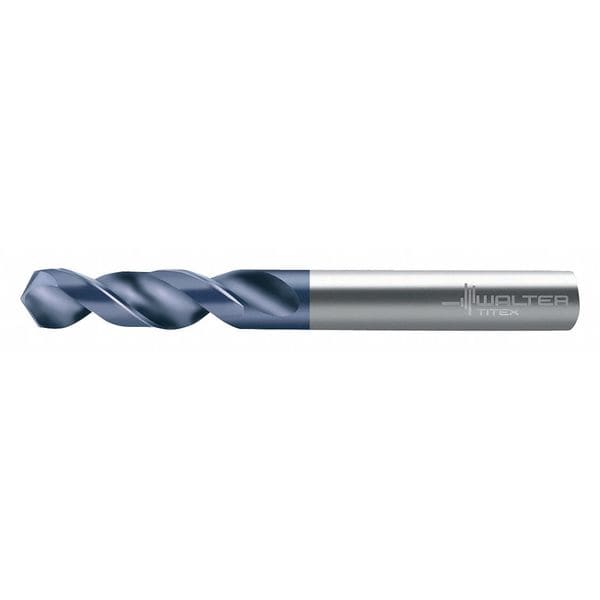 Screw Machine Drill Bit, 9.00 mm Size, 118  Degrees Point Angle, High Speed Steel, TiNAl Finish