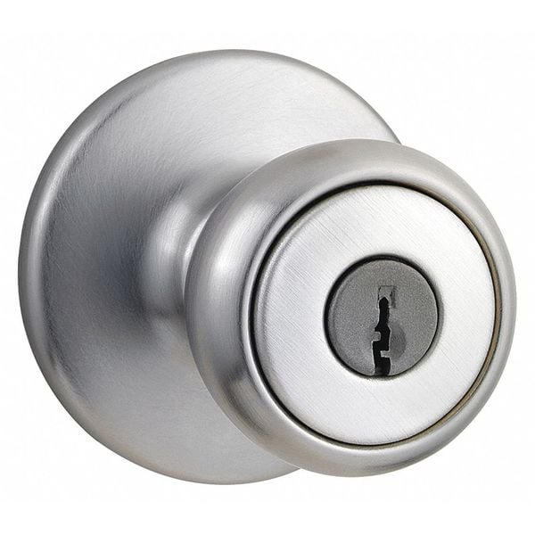 Knob Lockset, Mechanical, Entrance