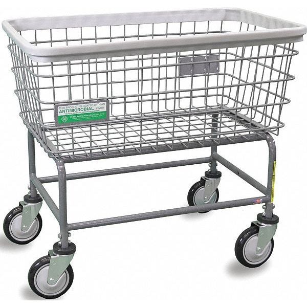Antimicrobial Wire Utility Cart, 4.5 Bushel