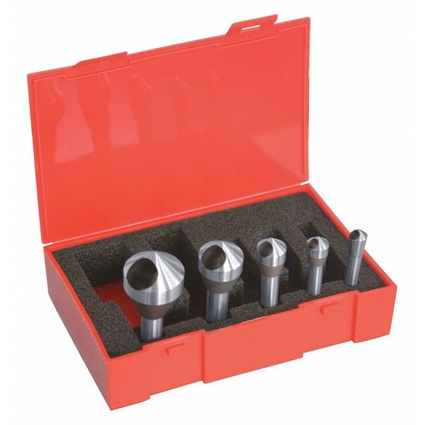 Countersink/Deburring Tool Set, 5 Pieces