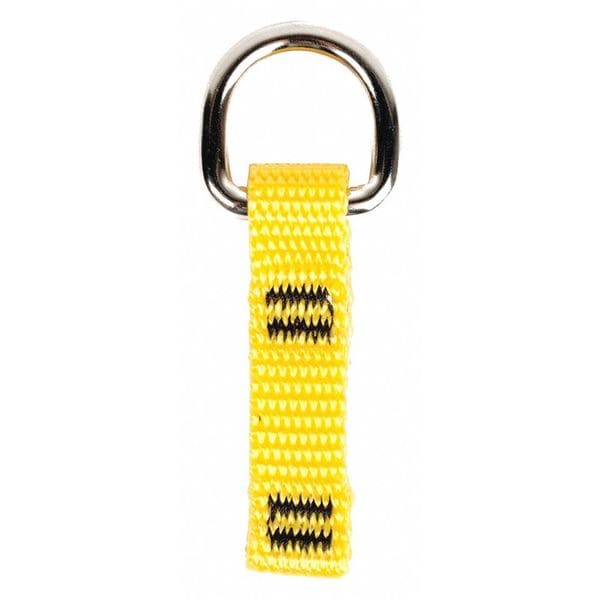 D-Ring Connector, Yellow, Nylon, PK100
