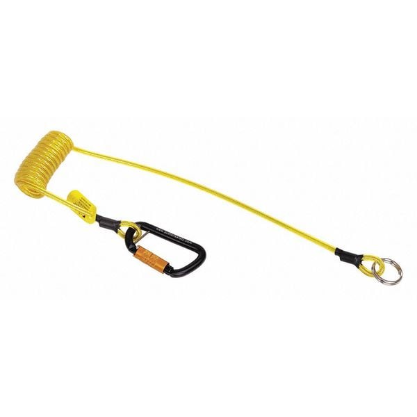 Hook2Quick Ring Coil Tool Tether with Tail, 10 EA/Pack