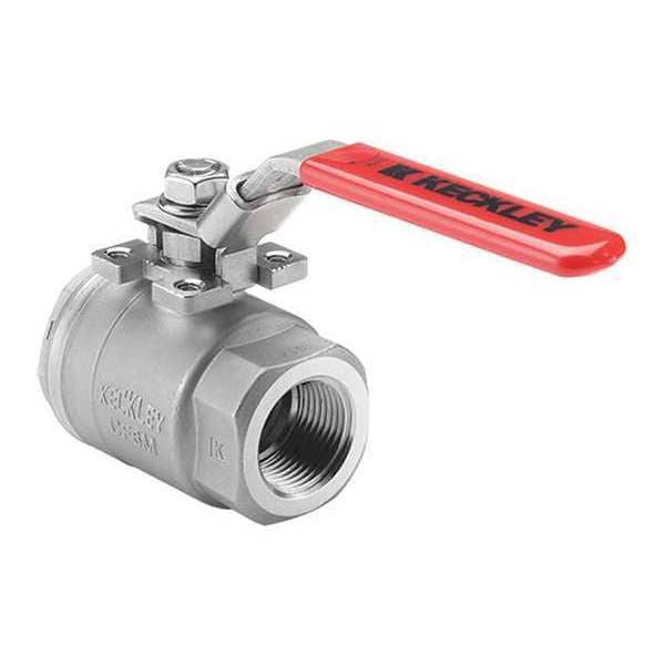 2" NPT Stainless Steel Ball Valve Inline