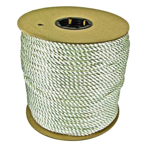 Rope, 600ft, Wht, 1320lb., Polystr