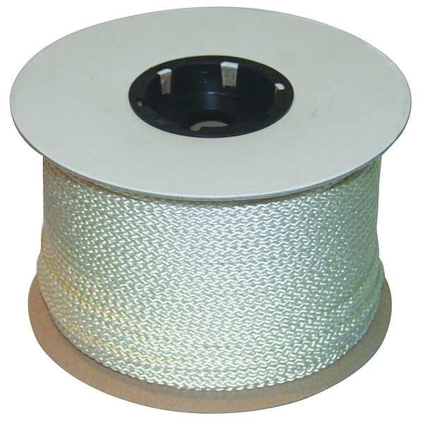 Rope, 600ft, Wht, 200lb., Polystr