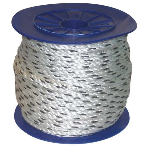Rope, 600ft, Wht/Blk Tracer, 1065lb, Cmposit