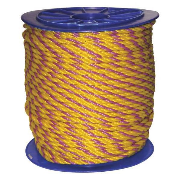 Rope, 600ft, Mgnta/Yllw, 160lb., Polyprpylne