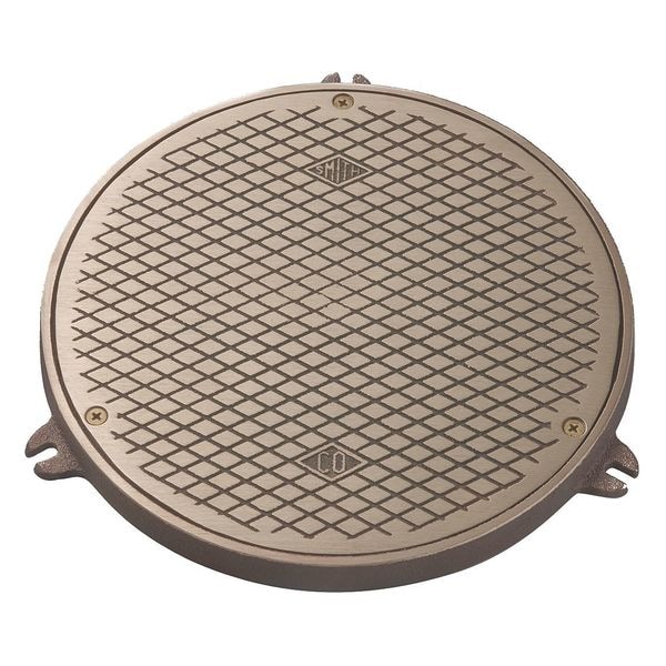 Round Floor Cleanout, Nickel Bronze, 10"