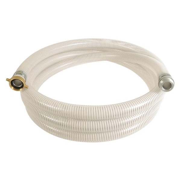 1-1/2" ID x 20 ft PVC Water Suction Hose Clear/WT