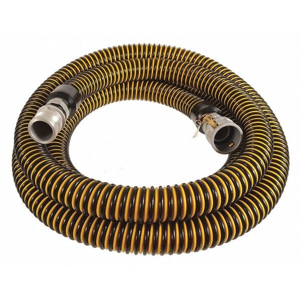 1-1/2" ID Water Suction Hose BK/YL