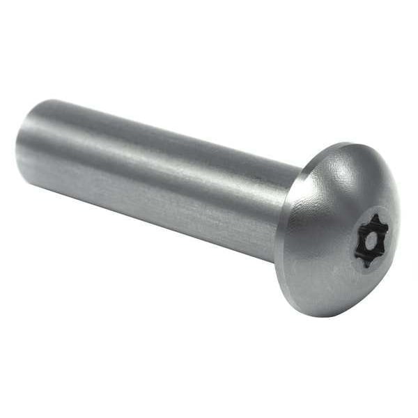 Binding Barrel, 1/2"-13, 1 1/2 in Brl Lg, 5/8 in Brl Dia, Stainless Steel Plain