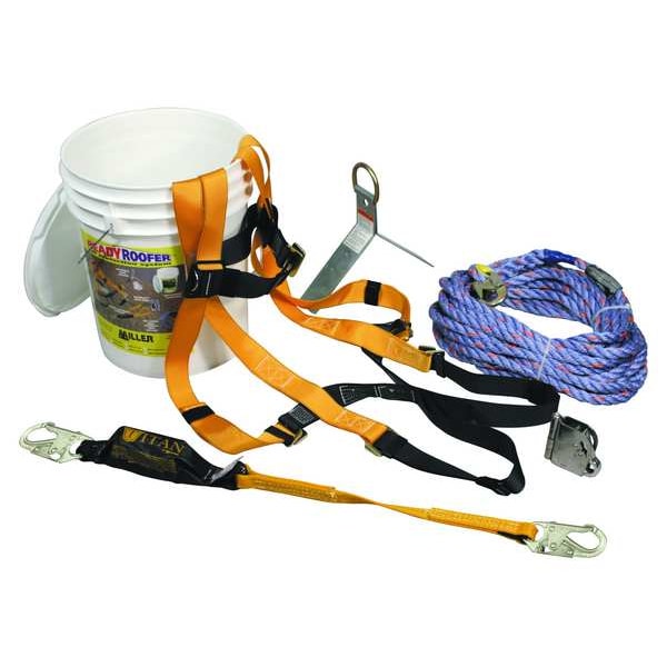 Roofer's Fall Protection Kit, Size: Universal