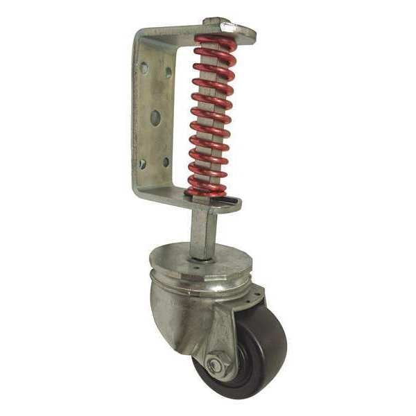 Door/Ladder Caster, Polyurethane, 500 lb.