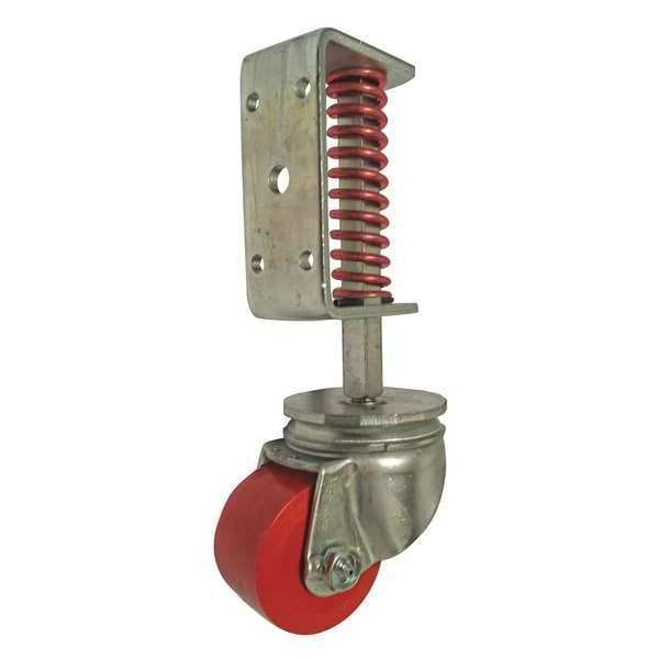 Door/Ladder Caster, Polyurethane, 500 lb.