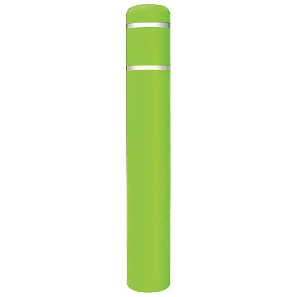 Post Sleeve, 7 In Dia., 60 In H, Lime Green