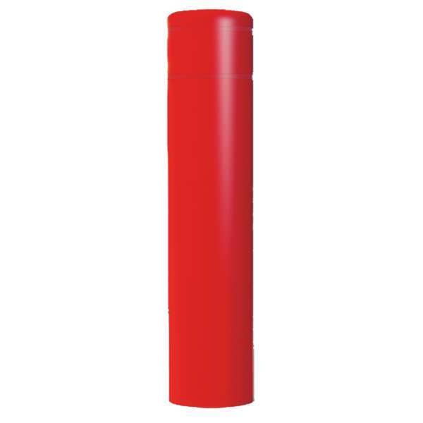 Post Sleeve, 60 In H, Red with No Tape